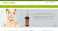 Desktop Screenshot of nutricioncosmetica.com